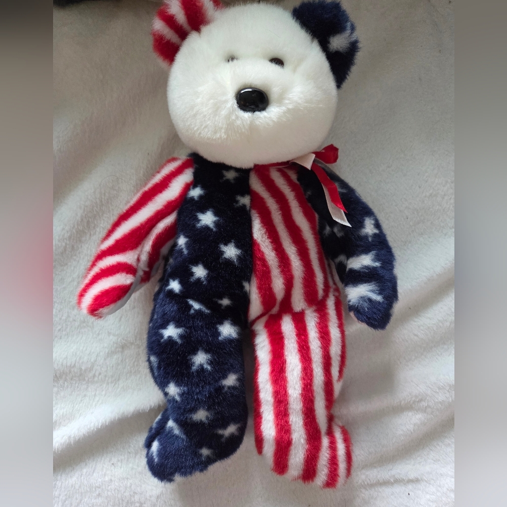 Ty Plush with Red and White Design